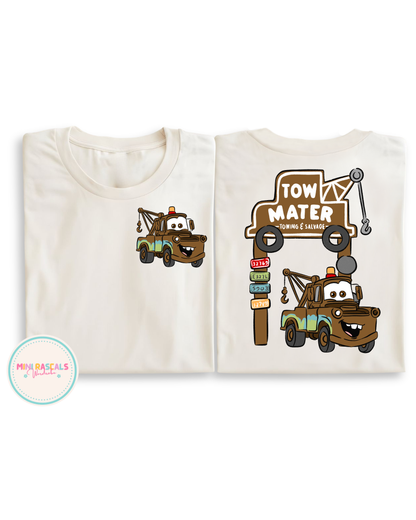 Tow Mater Inspired Cars Graphic T-shirt