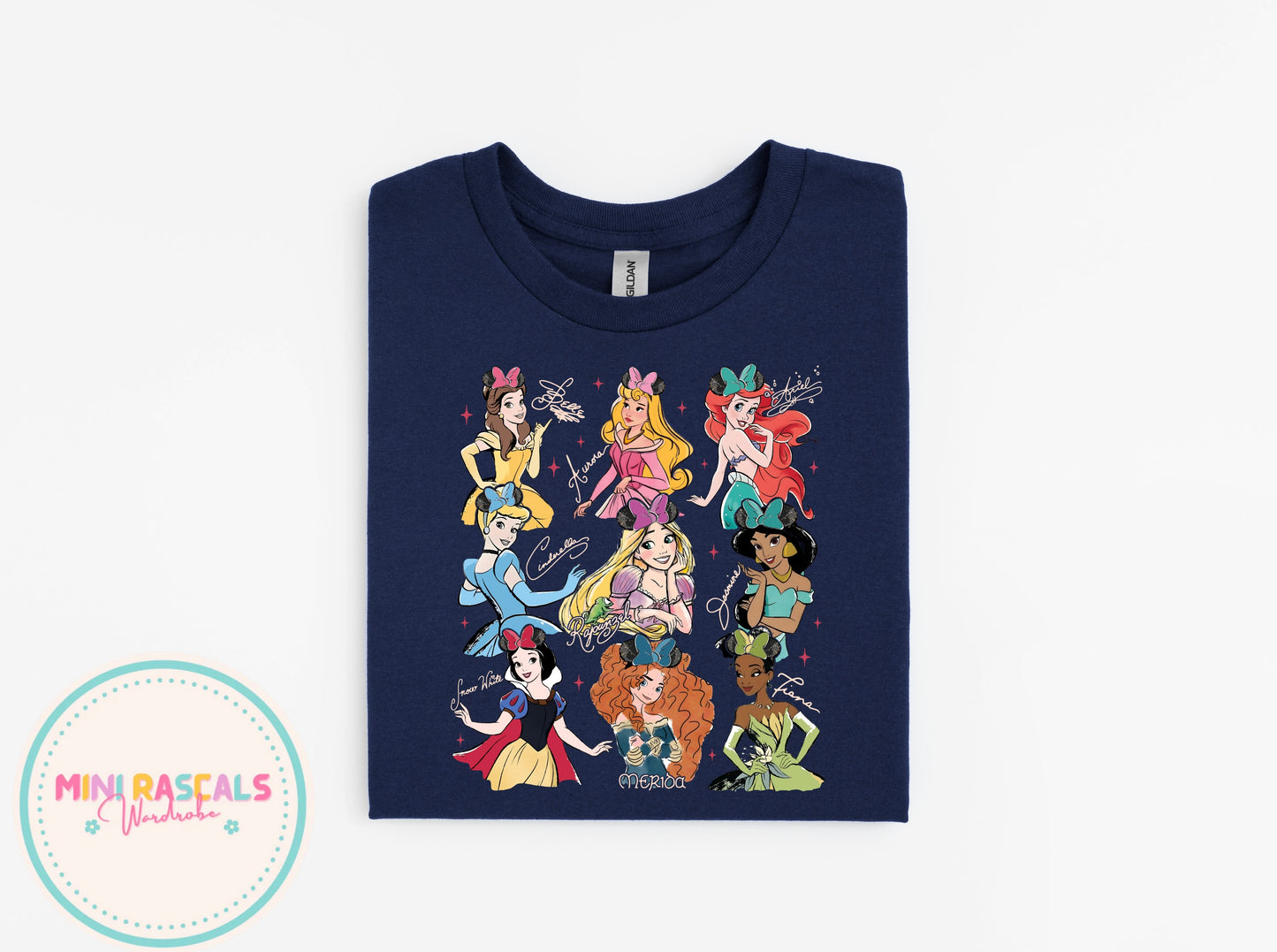 Disney Princesses Disney Trip Kids T-Shirt and Sweatshirt | Girls Princess Graphic Top | Holiday Outfit