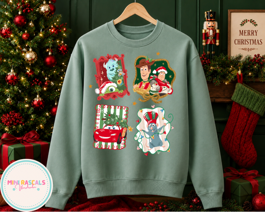 Magical Movie Character Christmas Sweatshirt
