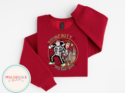 Toy Story To Infinity and Boo-yond Halloween Sweatshirt
