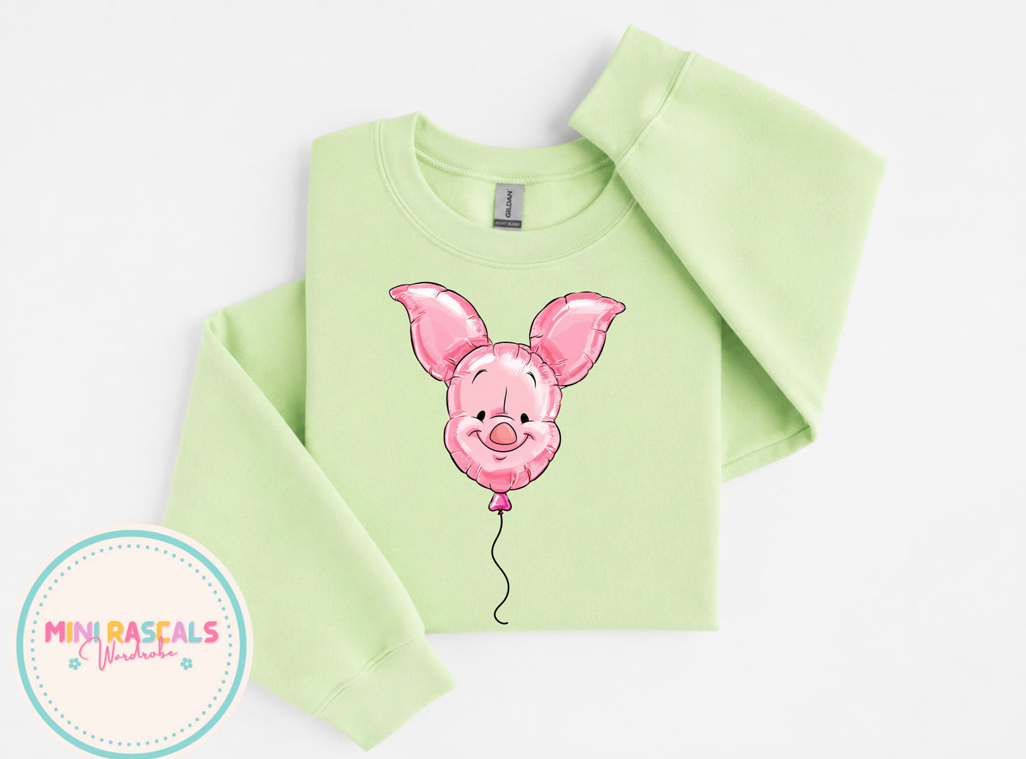Piglet Balloon T-Shirt and Sweatshirt