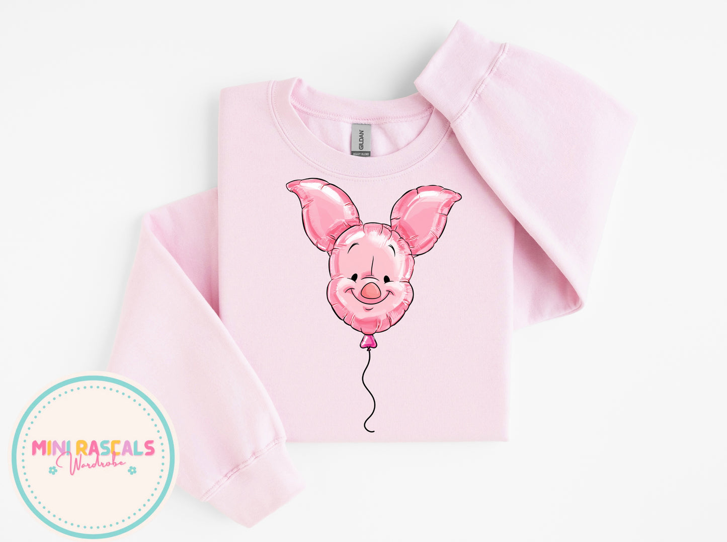 Piglet Balloon T-Shirt and Sweatshirt