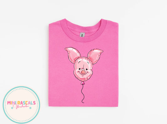 Piglet Balloon T-Shirt and Sweatshirt