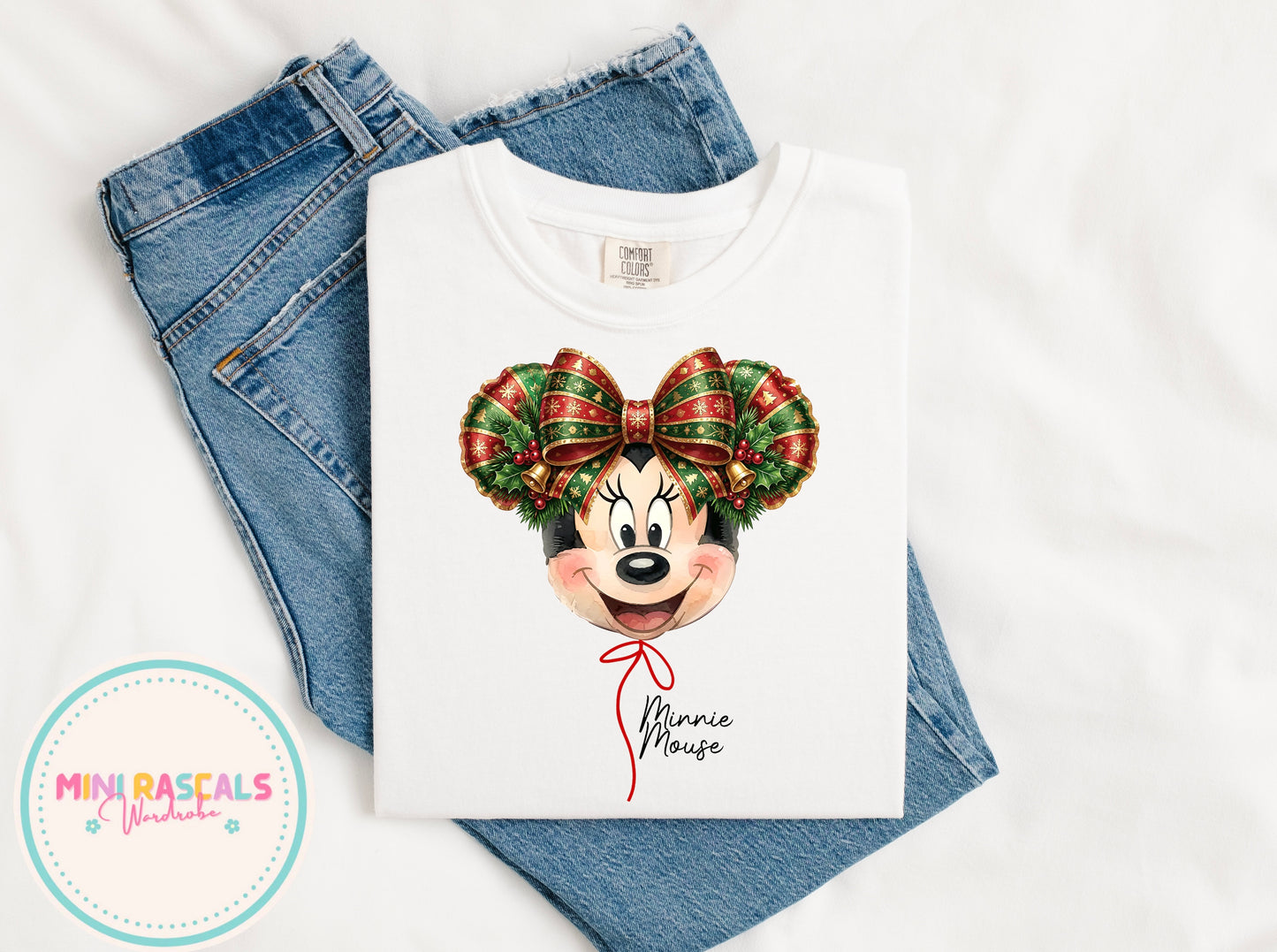 Minnie Mouse Balloon Christmas T-Shirt and Sweatshirt