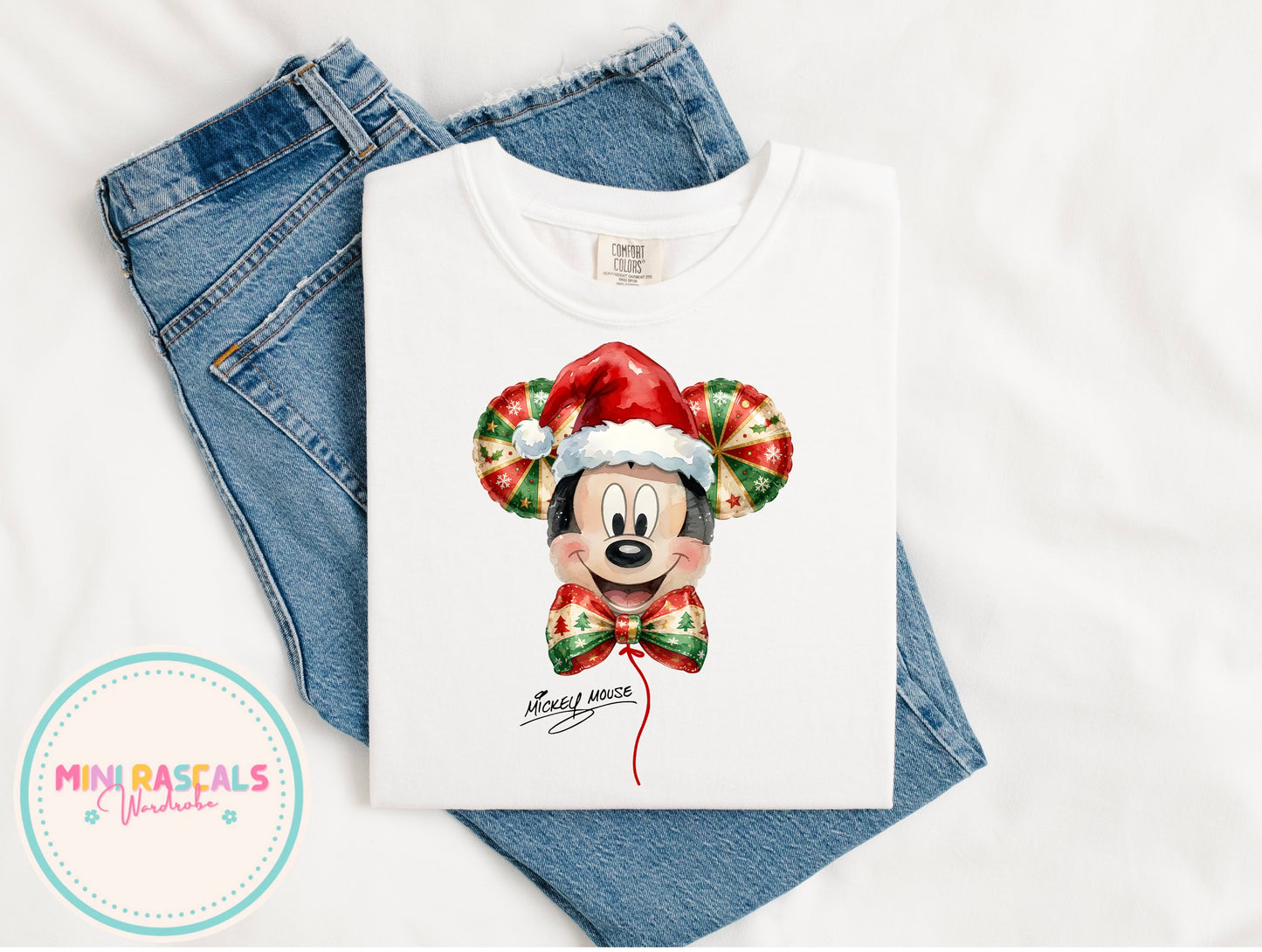 Mickey Mouse Balloon Christmas T-Shirt and Sweatshirt