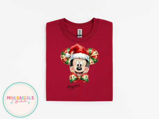 Mickey Mouse Balloon Christmas T-Shirt and Sweatshirt