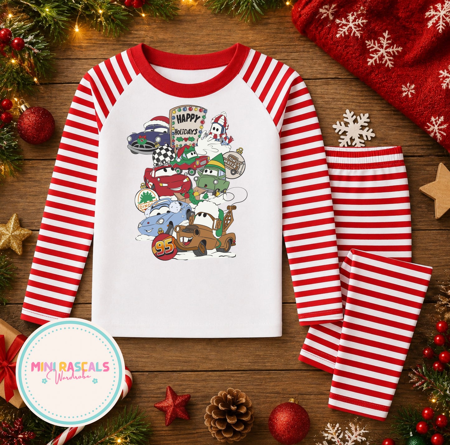 Christmas Car Pyjamas | Kids Festive Sleepwear
