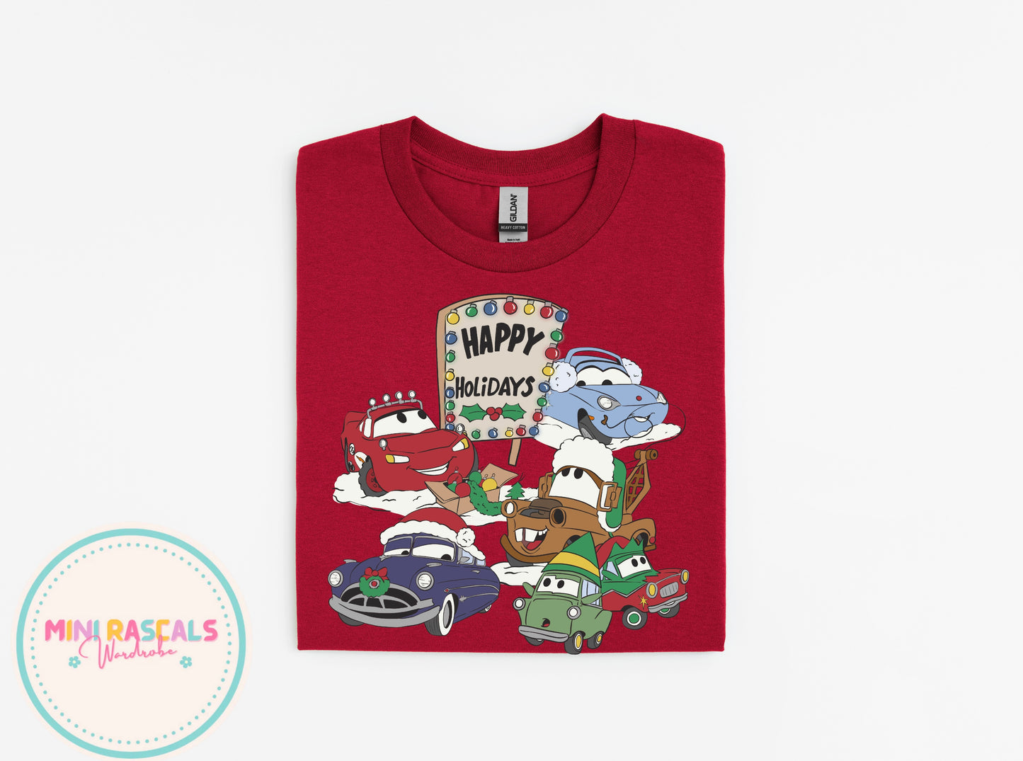 Cars Happy Holiday T-Shirt & Sweatshirt