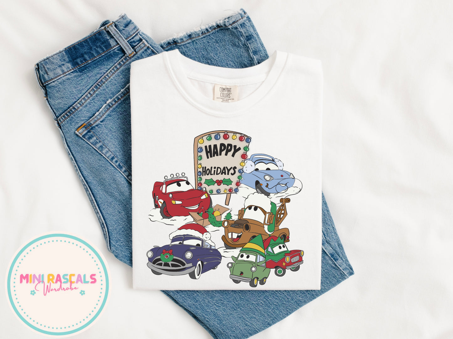 Cars Happy Holiday T-Shirt & Sweatshirt
