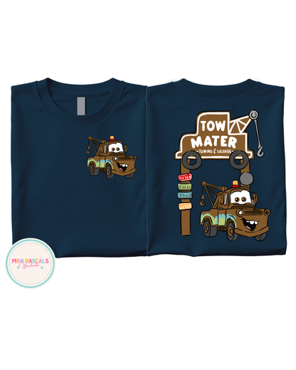 Tow Mater Inspired Cars Graphic T-shirt