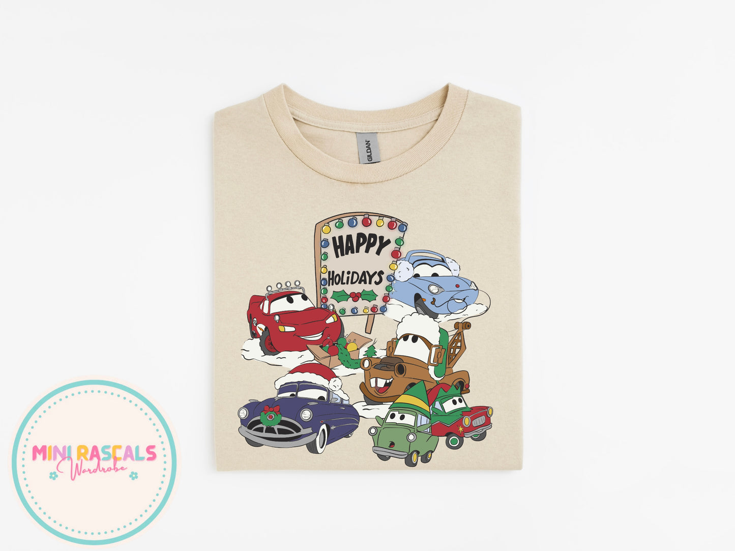 Cars Happy Holiday T-Shirt & Sweatshirt
