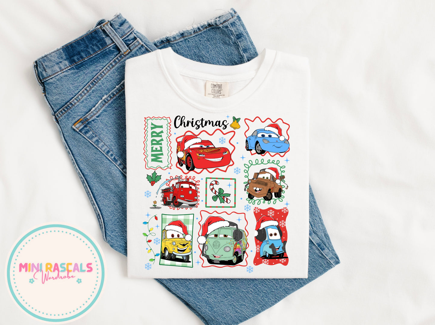 Cars McQueen & Friends Christmas T-Shirt & Sweatshirt