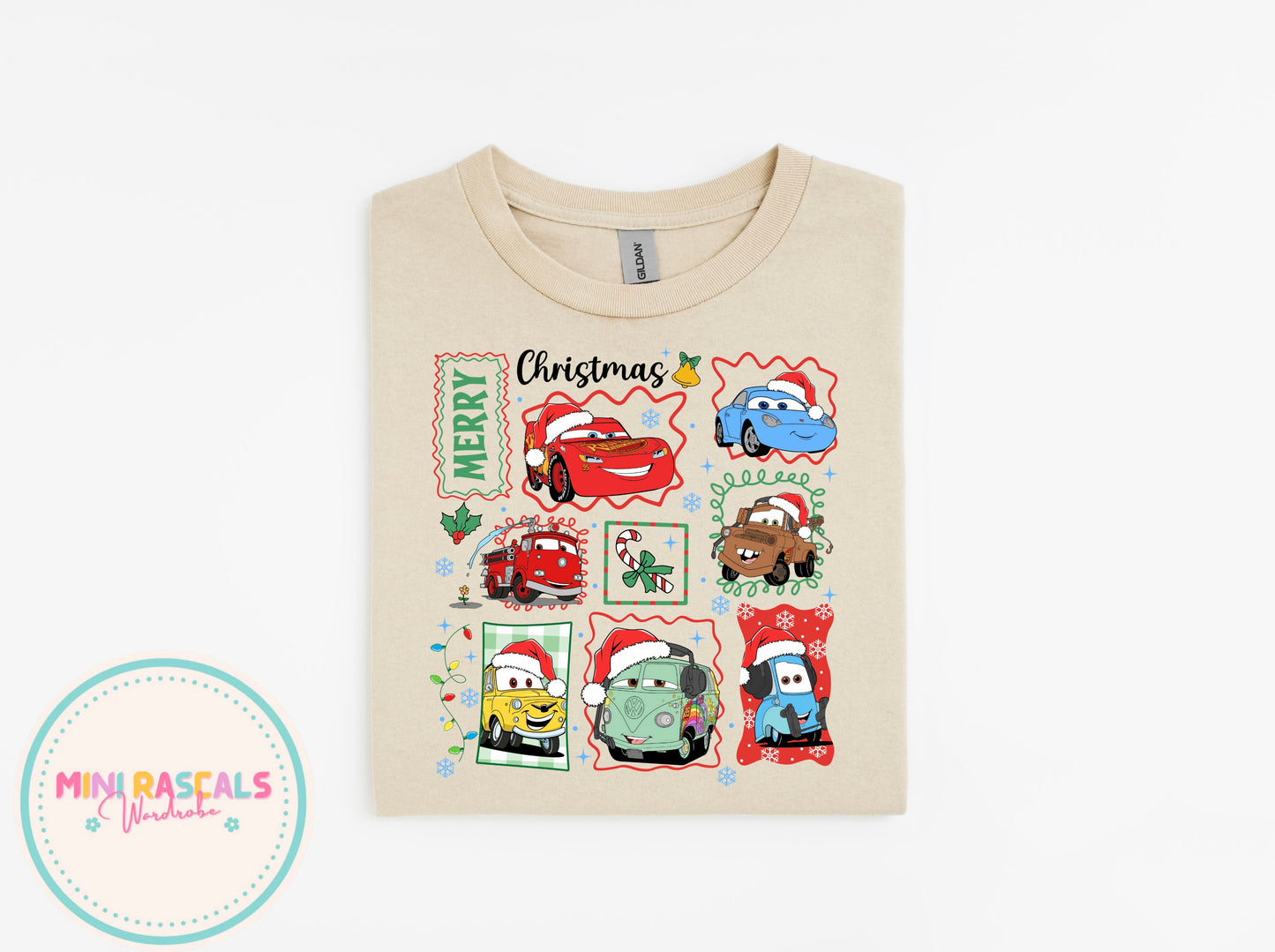 Cars McQueen & Friends Christmas T-Shirt & Sweatshirt