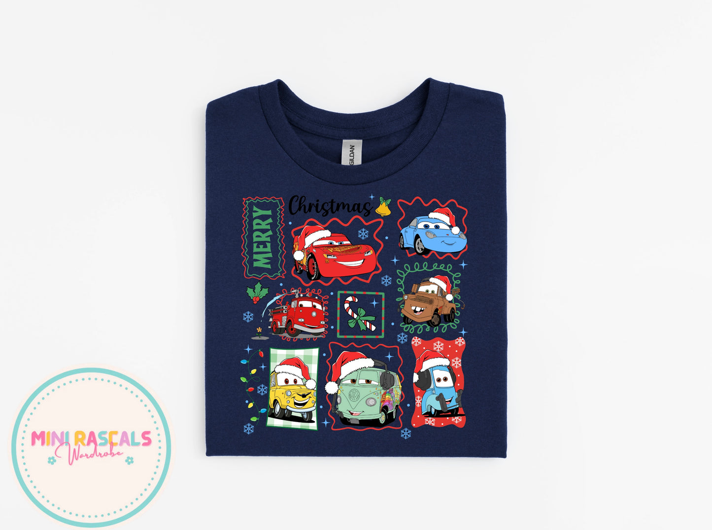 Cars McQueen & Friends Christmas T-Shirt & Sweatshirt