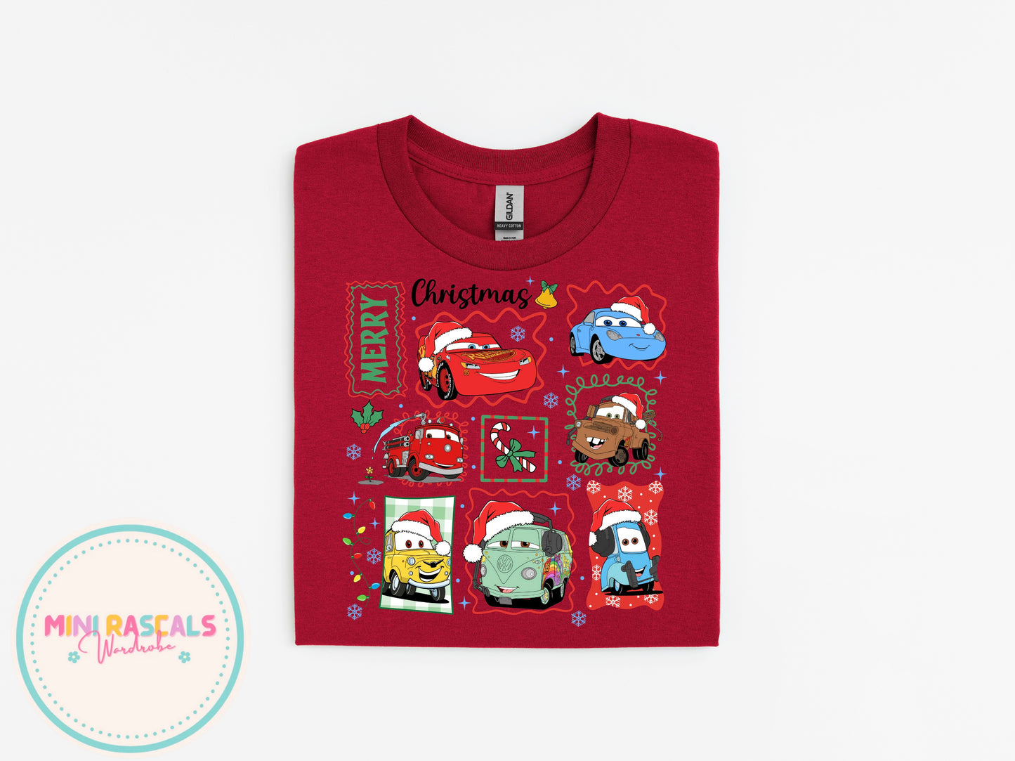 Cars McQueen & Friends Christmas T-Shirt & Sweatshirt