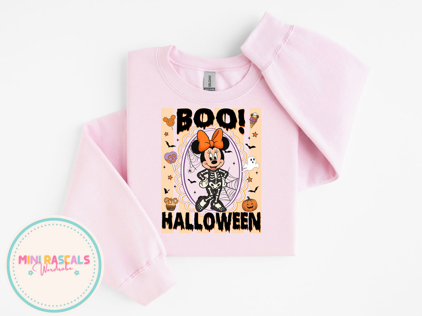 Minnie Mouse Spooky Boo Halloween T-Shirt & Sweatshirt