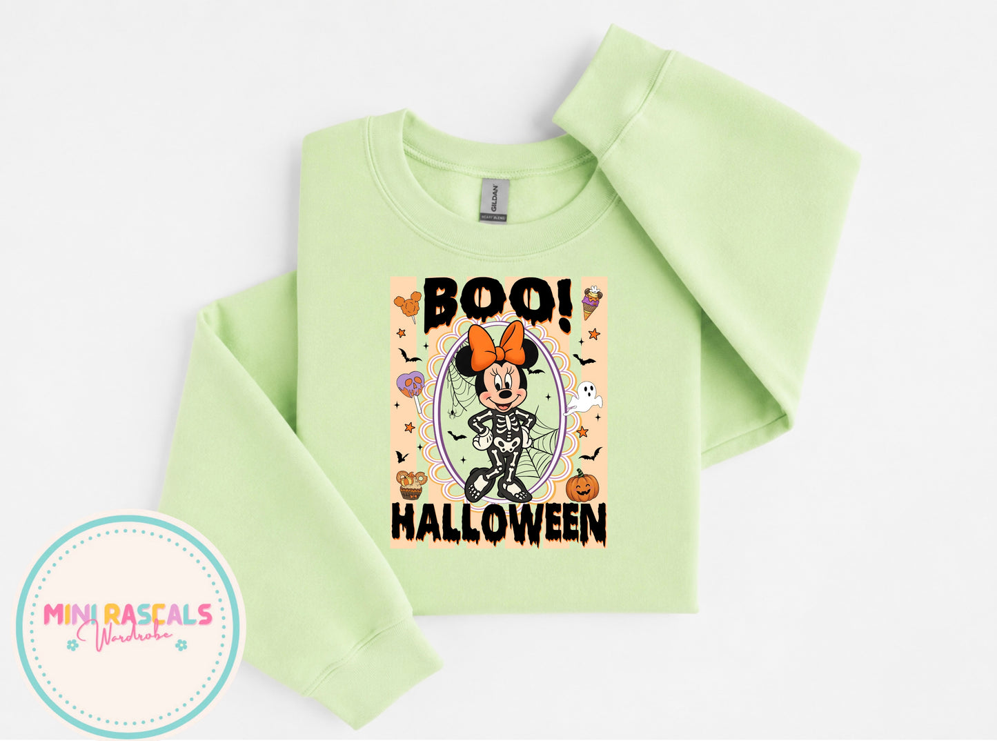 Minnie Mouse Spooky Boo Halloween T-Shirt & Sweatshirt