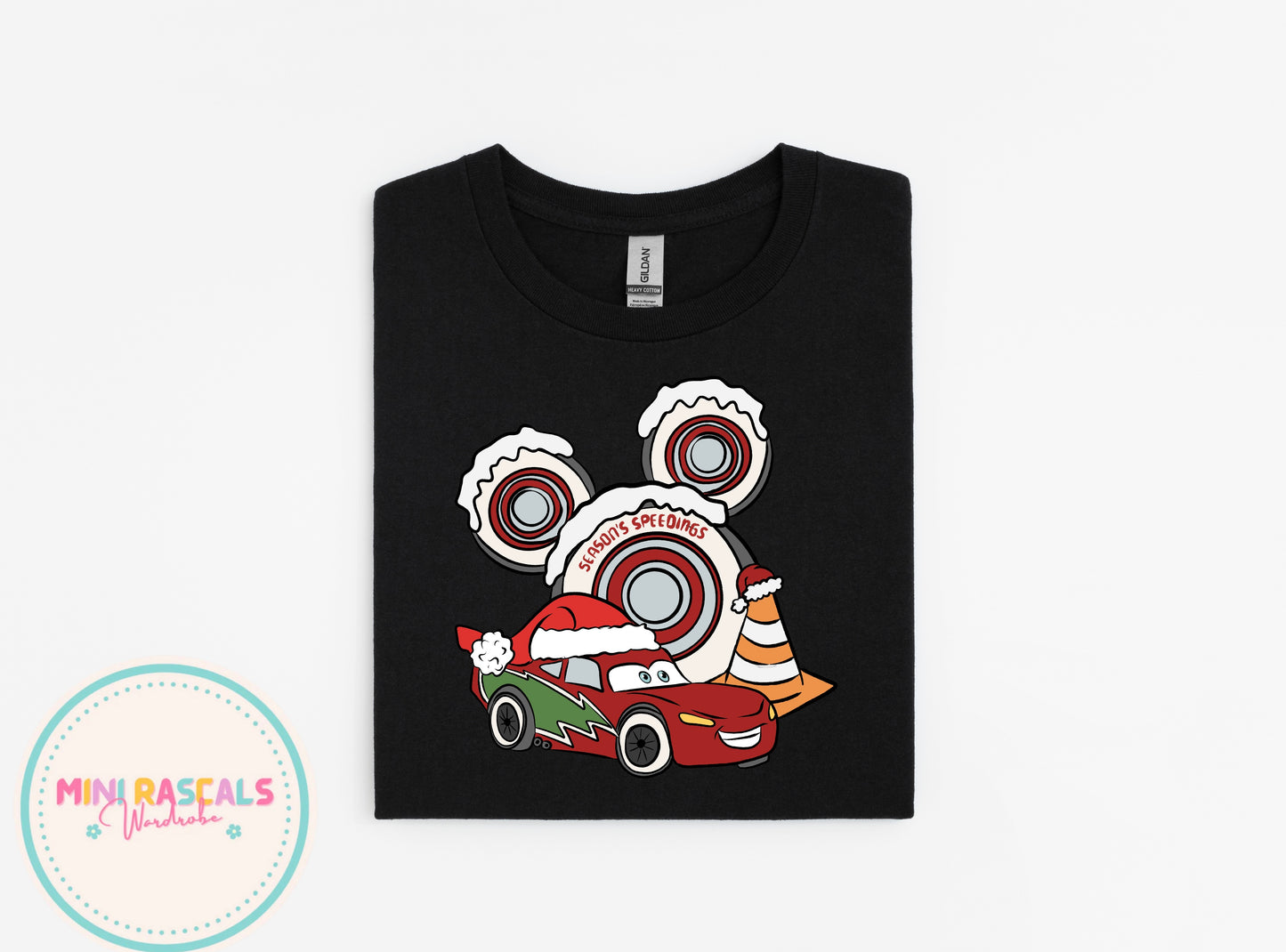 Lightning McQueen Christmas T-Shirt & Sweatshirt