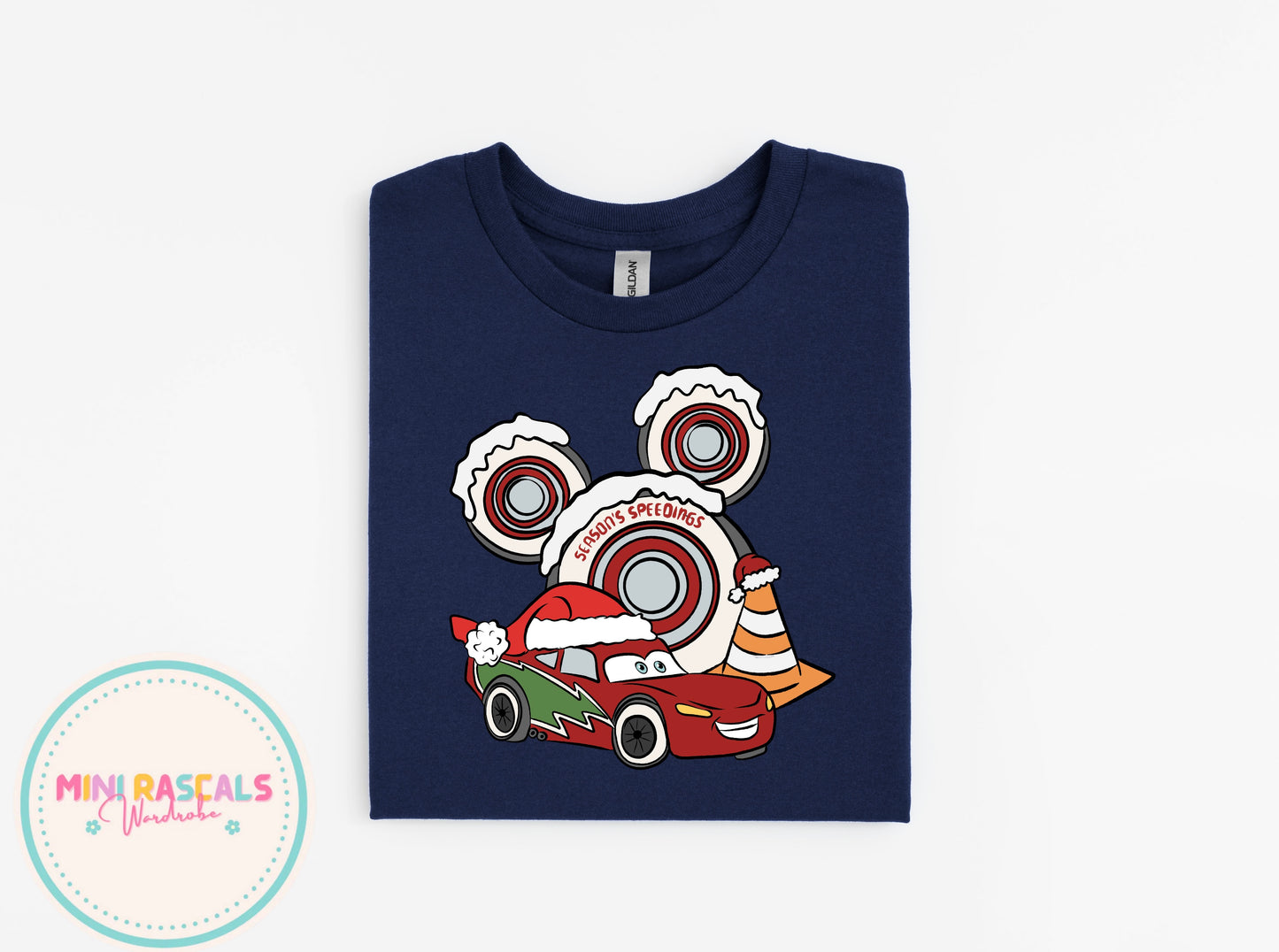 Lightning McQueen Christmas T-Shirt & Sweatshirt