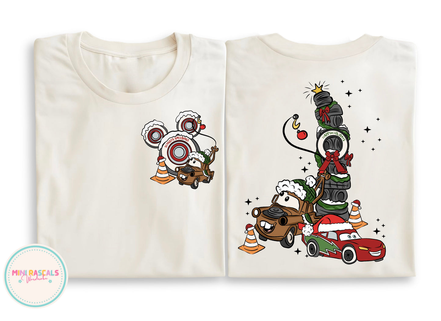 Tow Mater Christmas T-Shirt & Sweatshirt