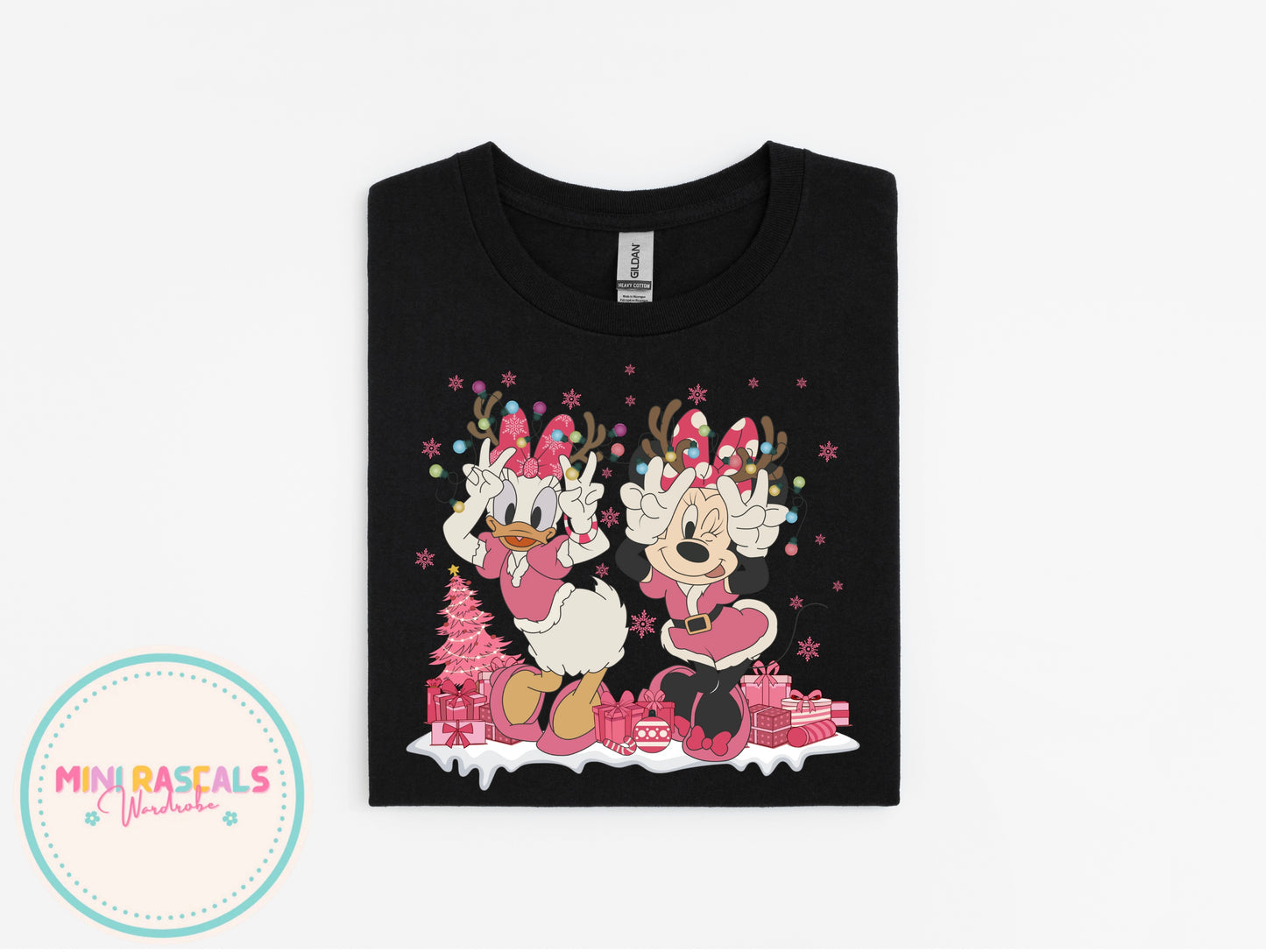 Daisy & Minnie Snow Christmas T-Shirt & Sweatshirt