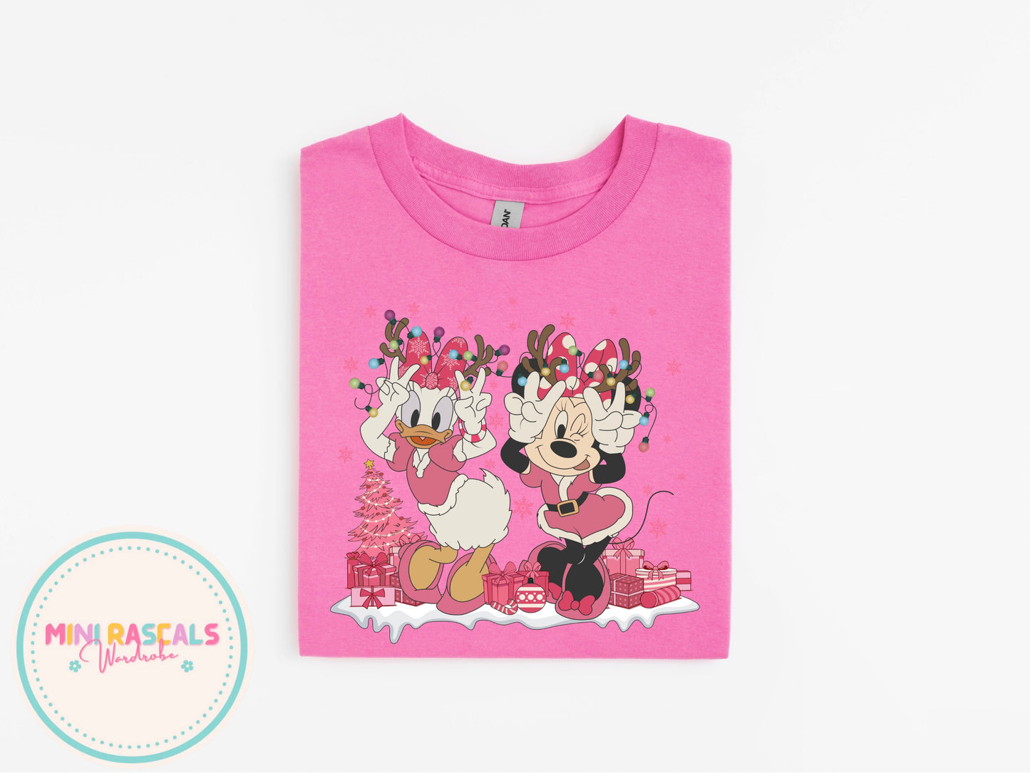 Daisy & Minnie Snow Christmas T-Shirt & Sweatshirt