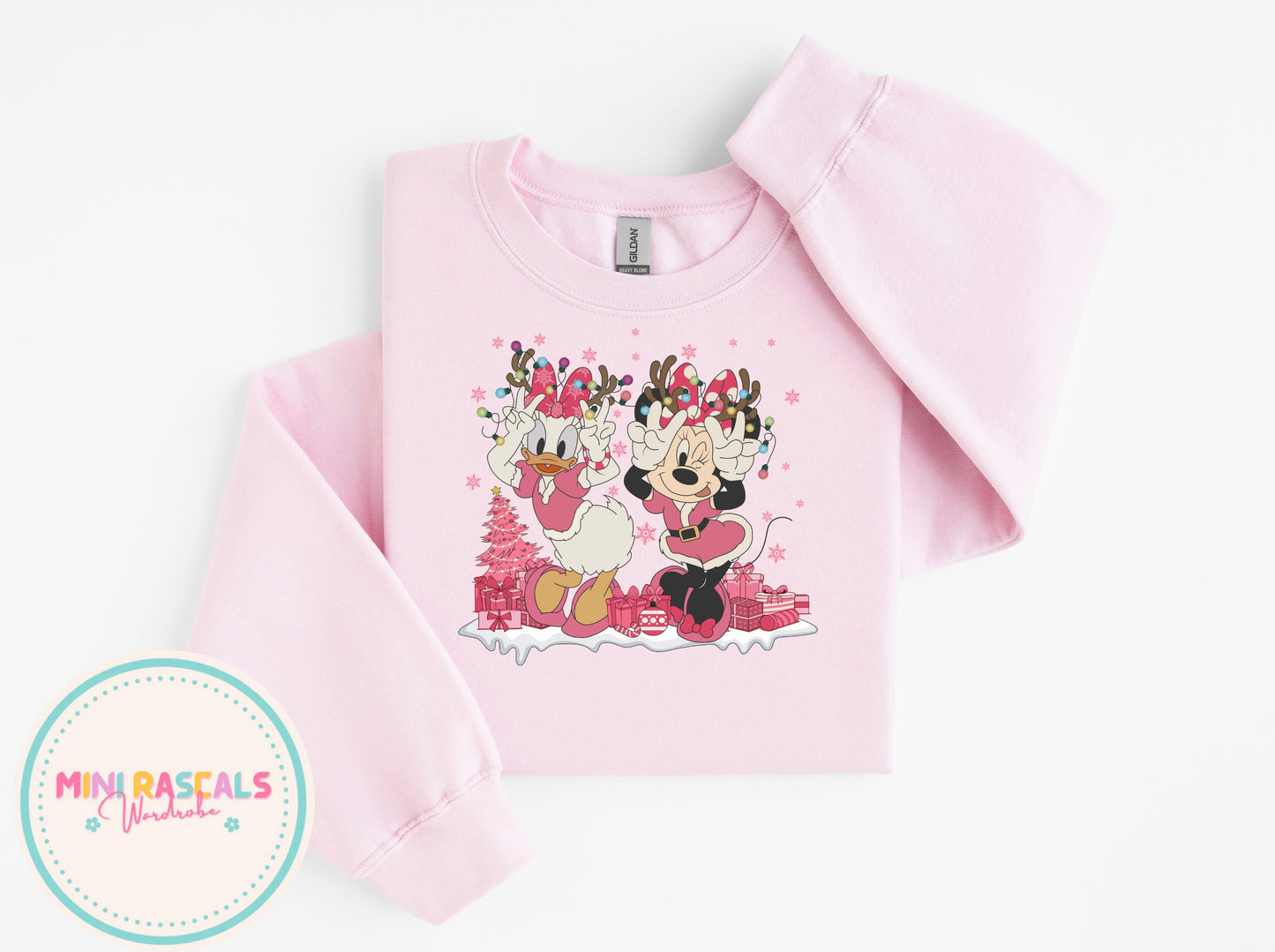 Daisy & Minnie Snow Christmas T-Shirt & Sweatshirt