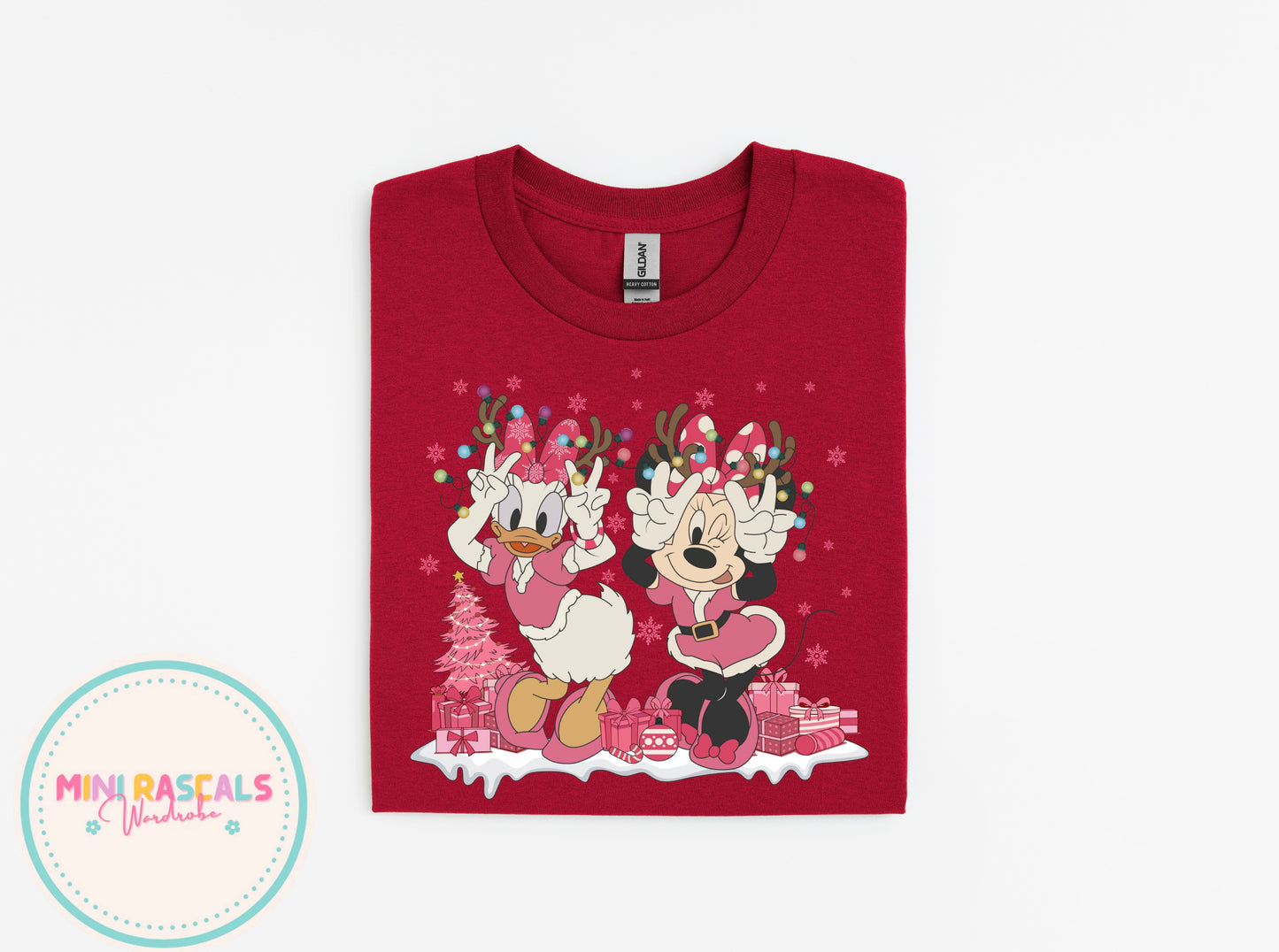 Daisy & Minnie Snow Christmas T-Shirt & Sweatshirt