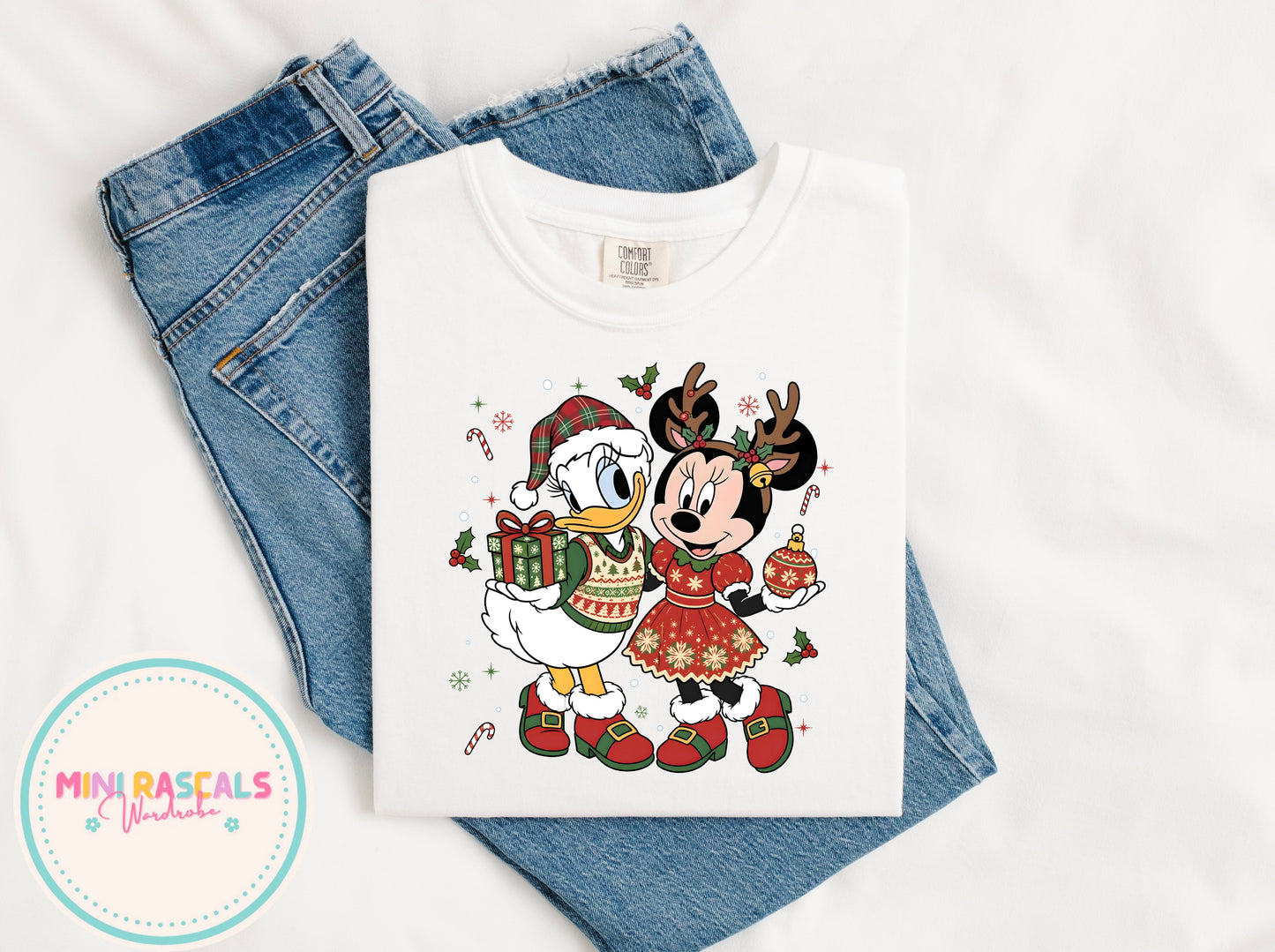 Daisy Duck & Minnie Mouse Christmas Chick T-Shirt & Sweatshirt