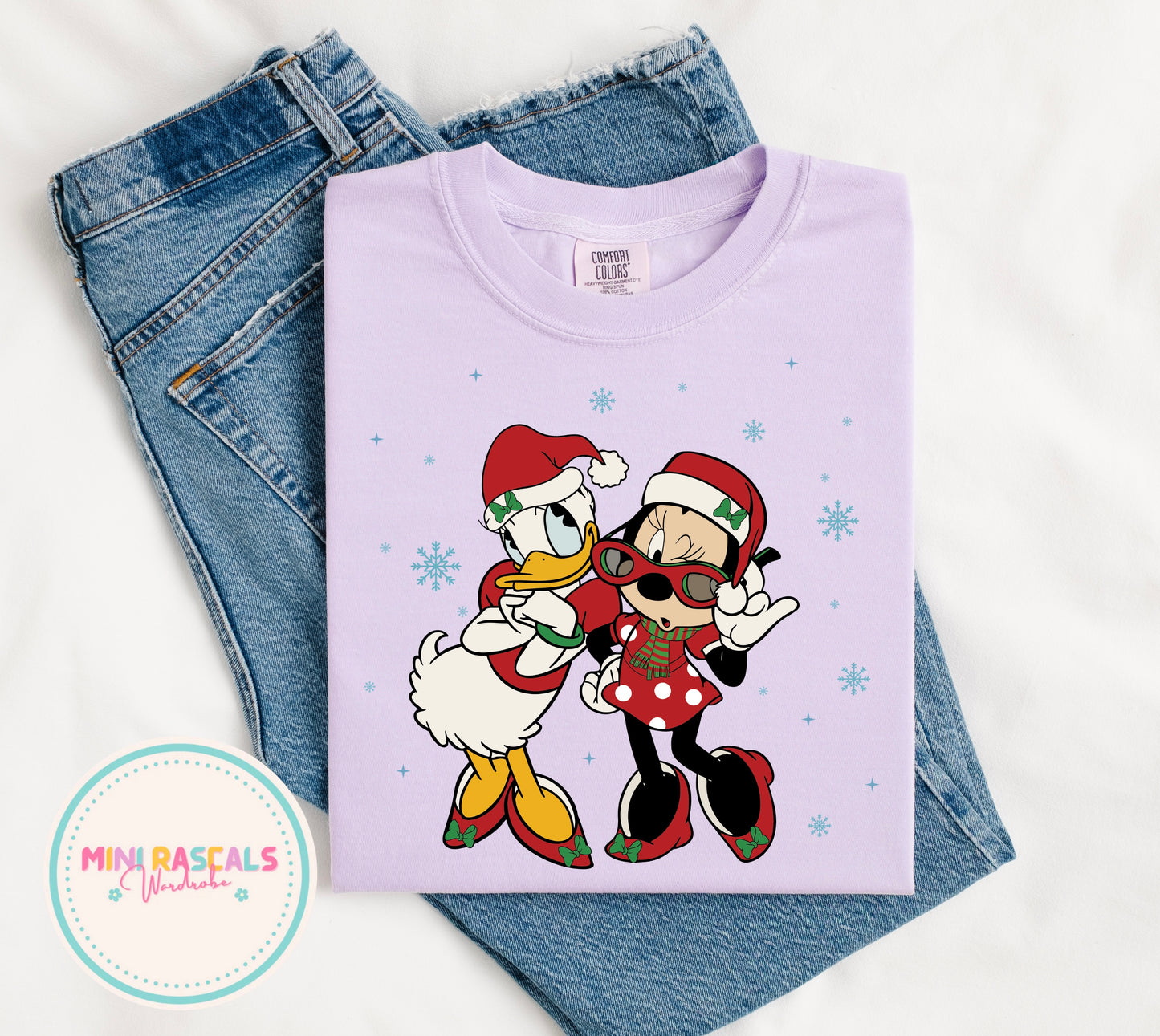 Daisy Duck & Minnie Mouse Christmas Chick T-Shirt & Sweatshirt