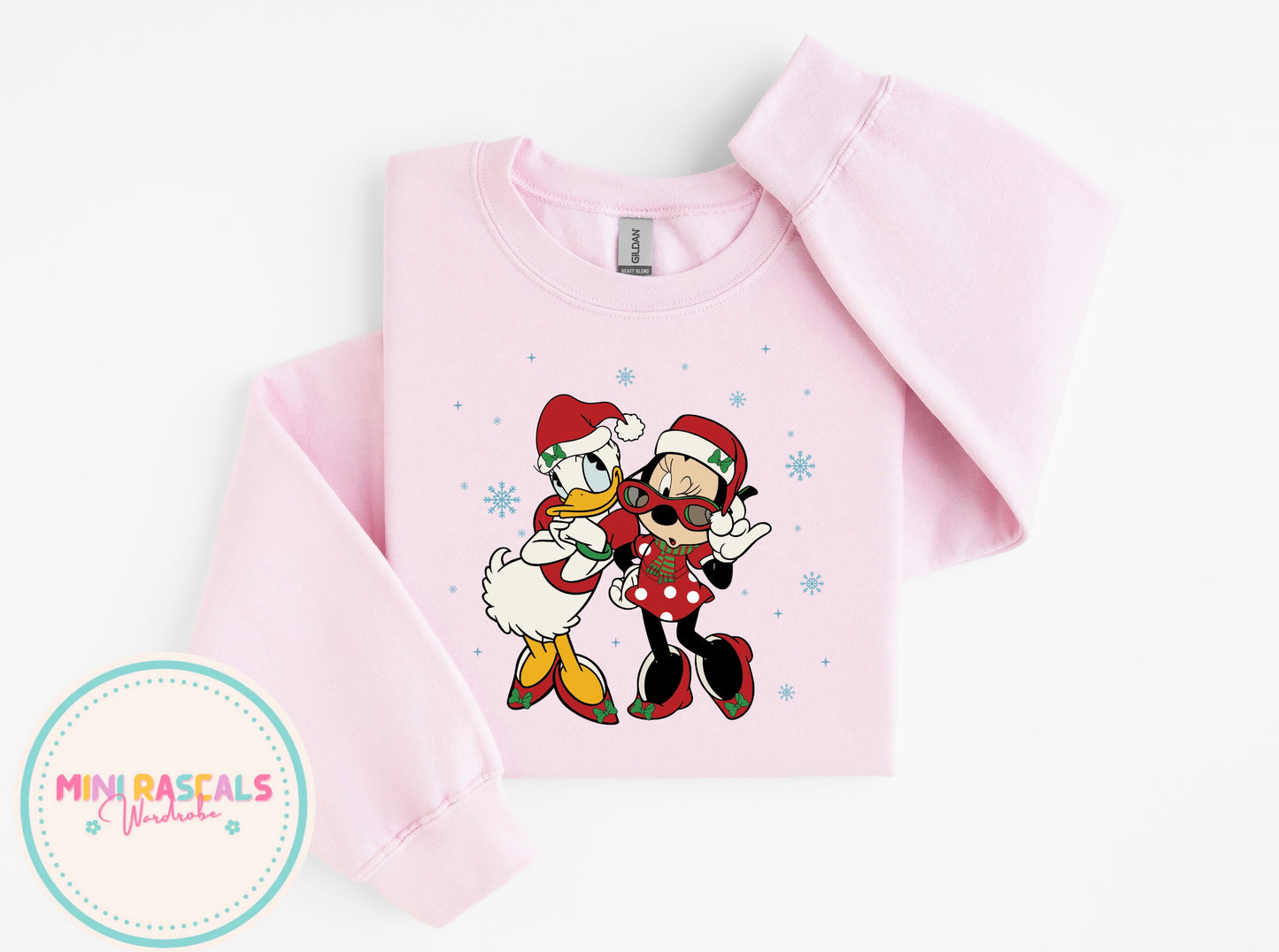 Daisy Duck & Minnie Mouse Christmas Chick T-Shirt & Sweatshirt