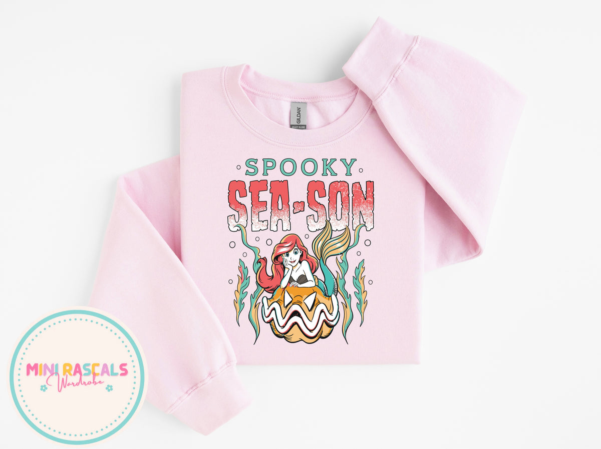 Little Mermaid Spooky Sea-son T-Shirt & Sweatshirt