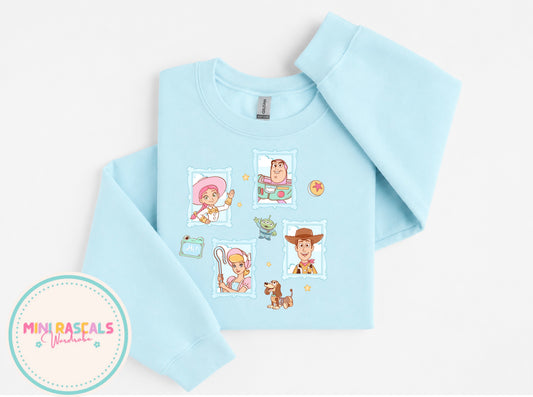 Toy Story Pastel Blue T-Shirt and Sweatshirt