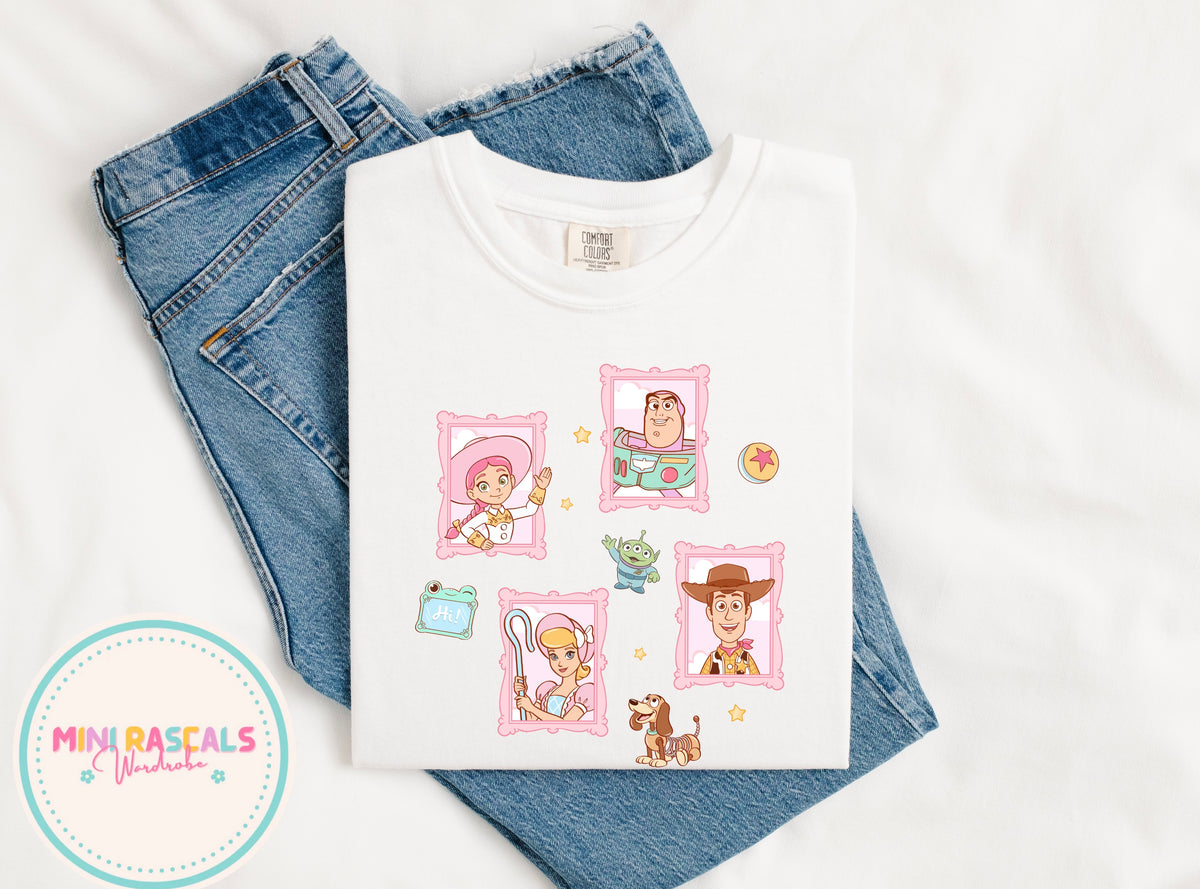 Toy Story Pastel Pink T-Shirt and Sweatshirt
