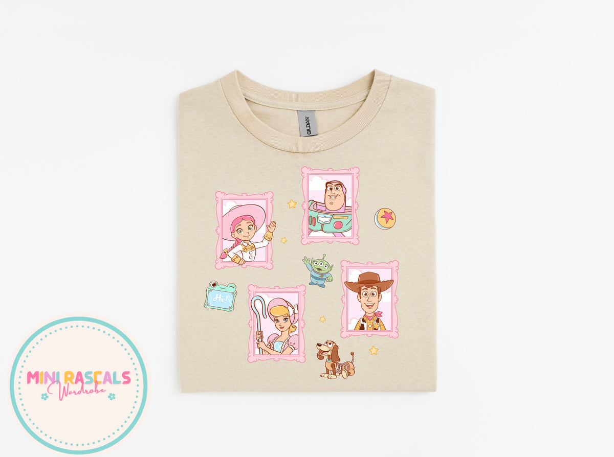 Toy Story Pastel Pink T-Shirt and Sweatshirt