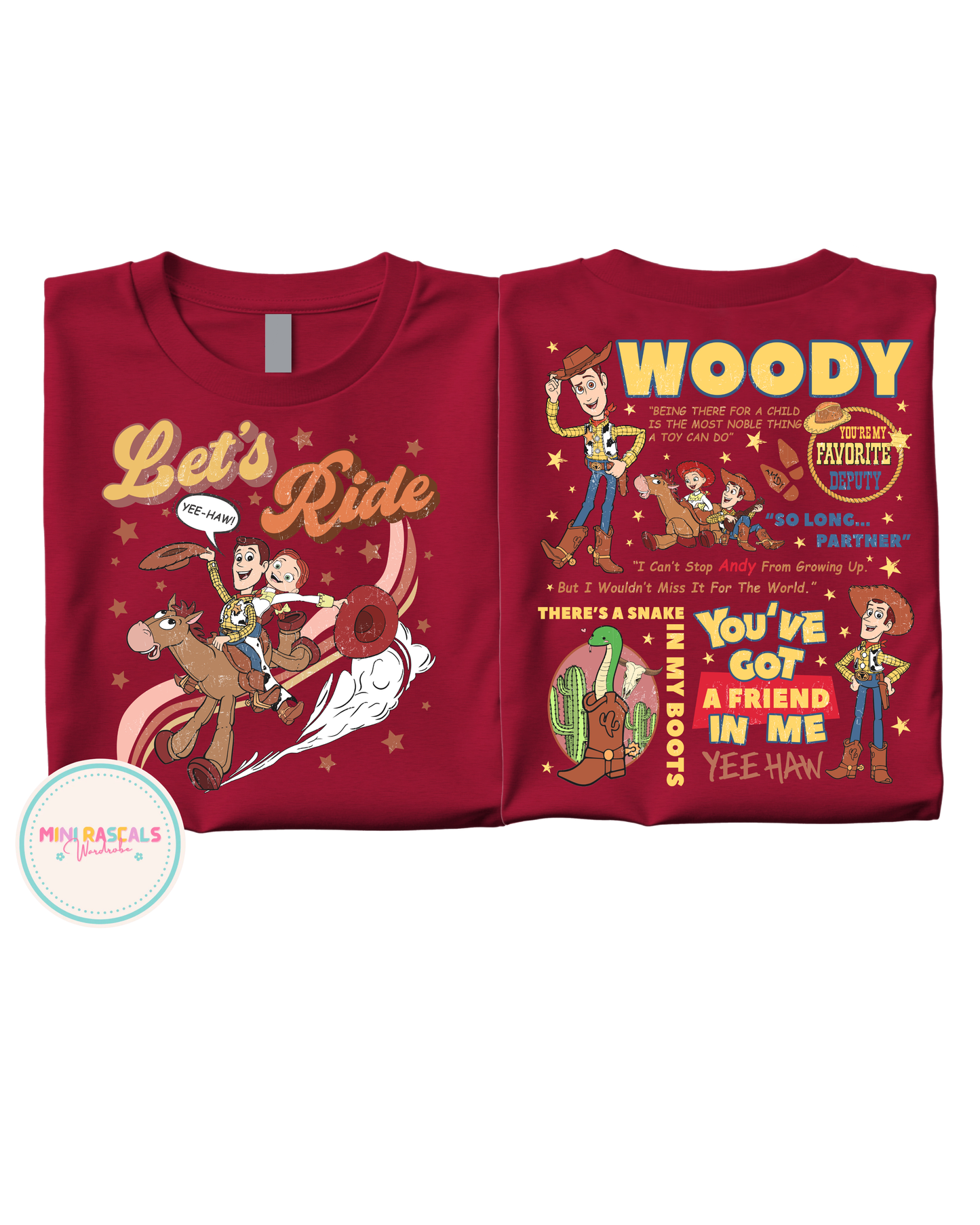 Toy Story Let's Ride Jessie & Woody T-Shirt