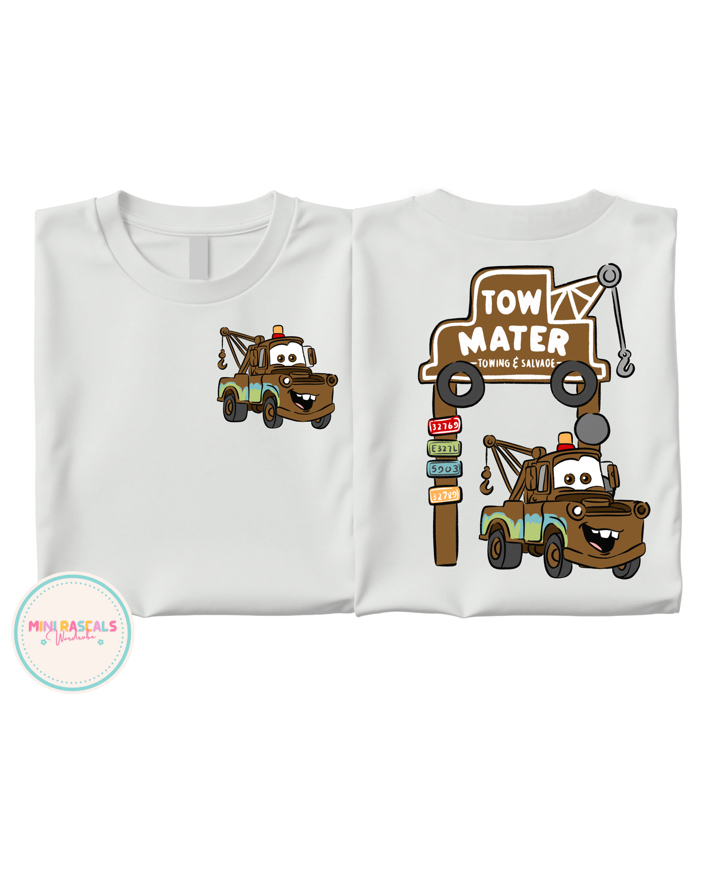 Tow Mater Inspired Cars Graphic T-shirt
