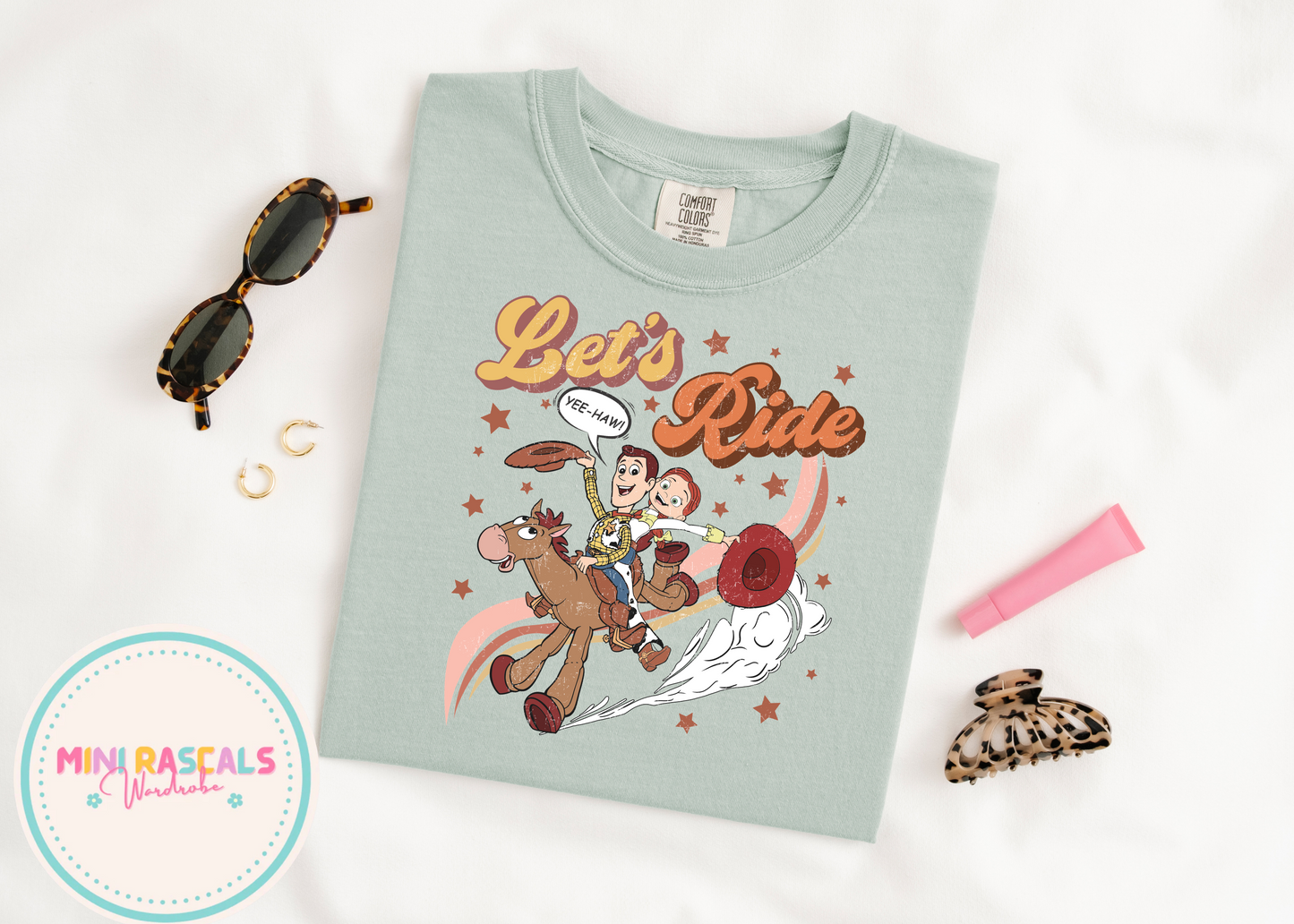 Toy Story Jessie Let's Ride Single Sided T-Shirt