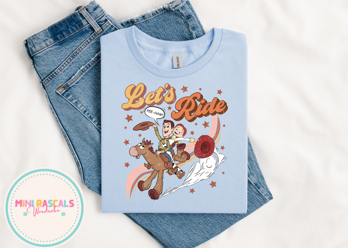 Toy Story Jessie Let's Ride Single Sided T-Shirt