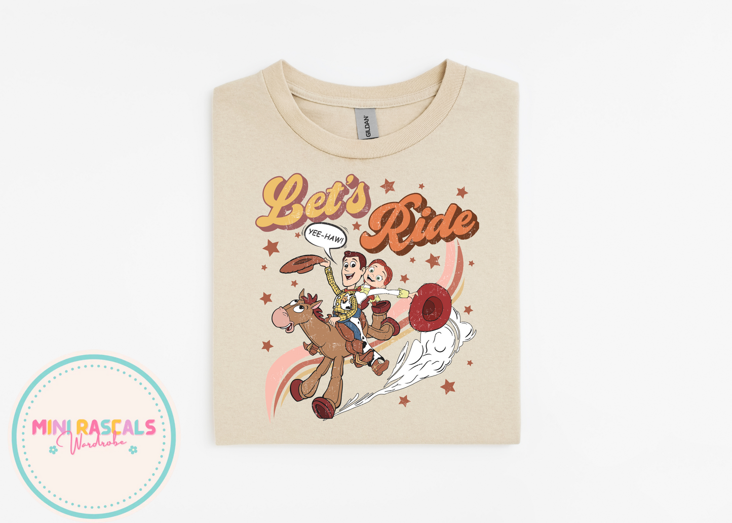 Toy Story Jessie Let's Ride Single Sided T-Shirt