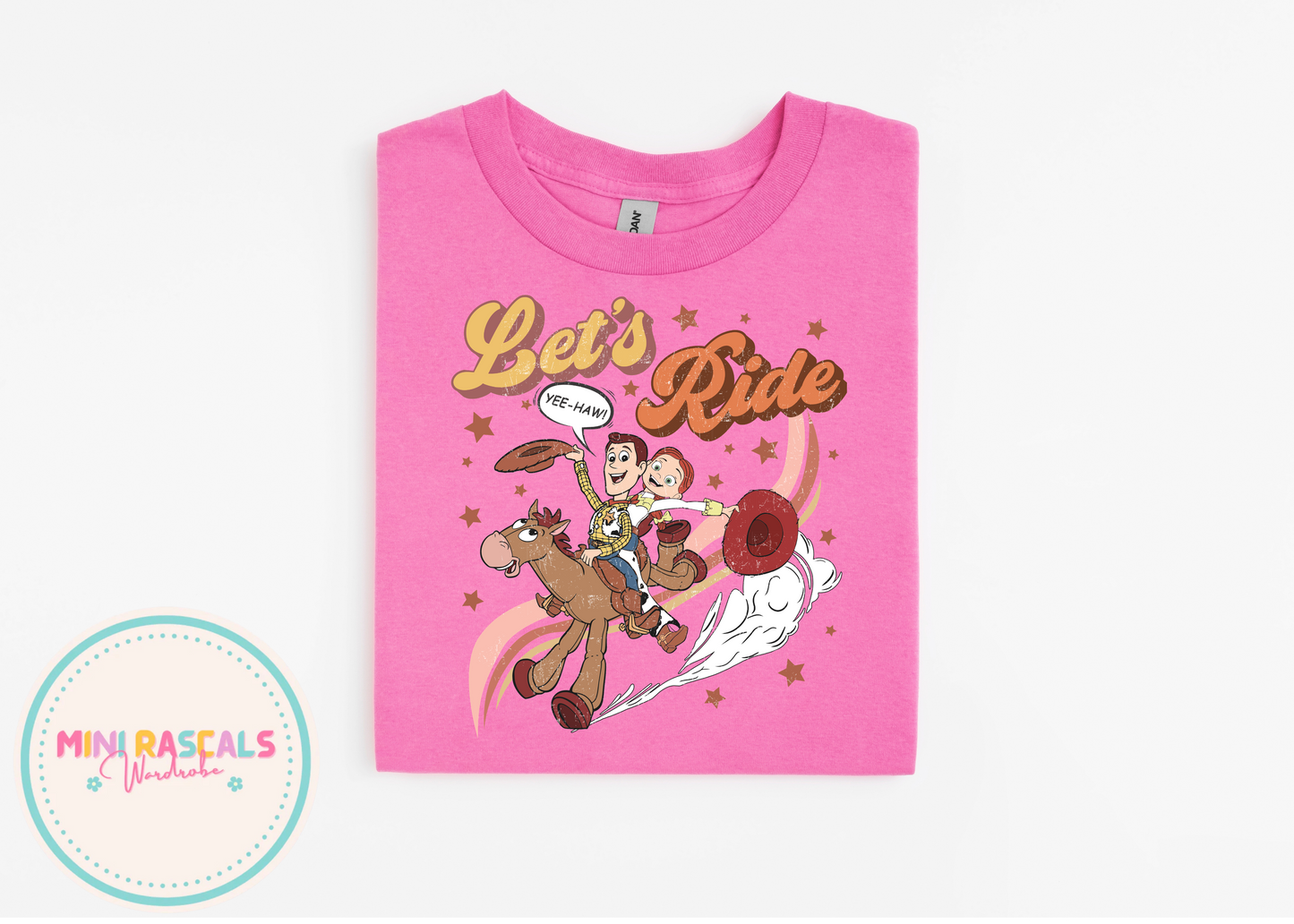 Toy Story Jessie Let's Ride Single Sided T-Shirt