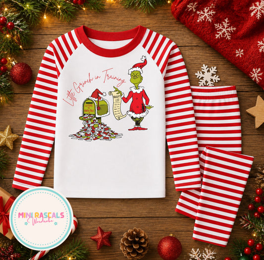 Little Grinch in Training Pyjamas