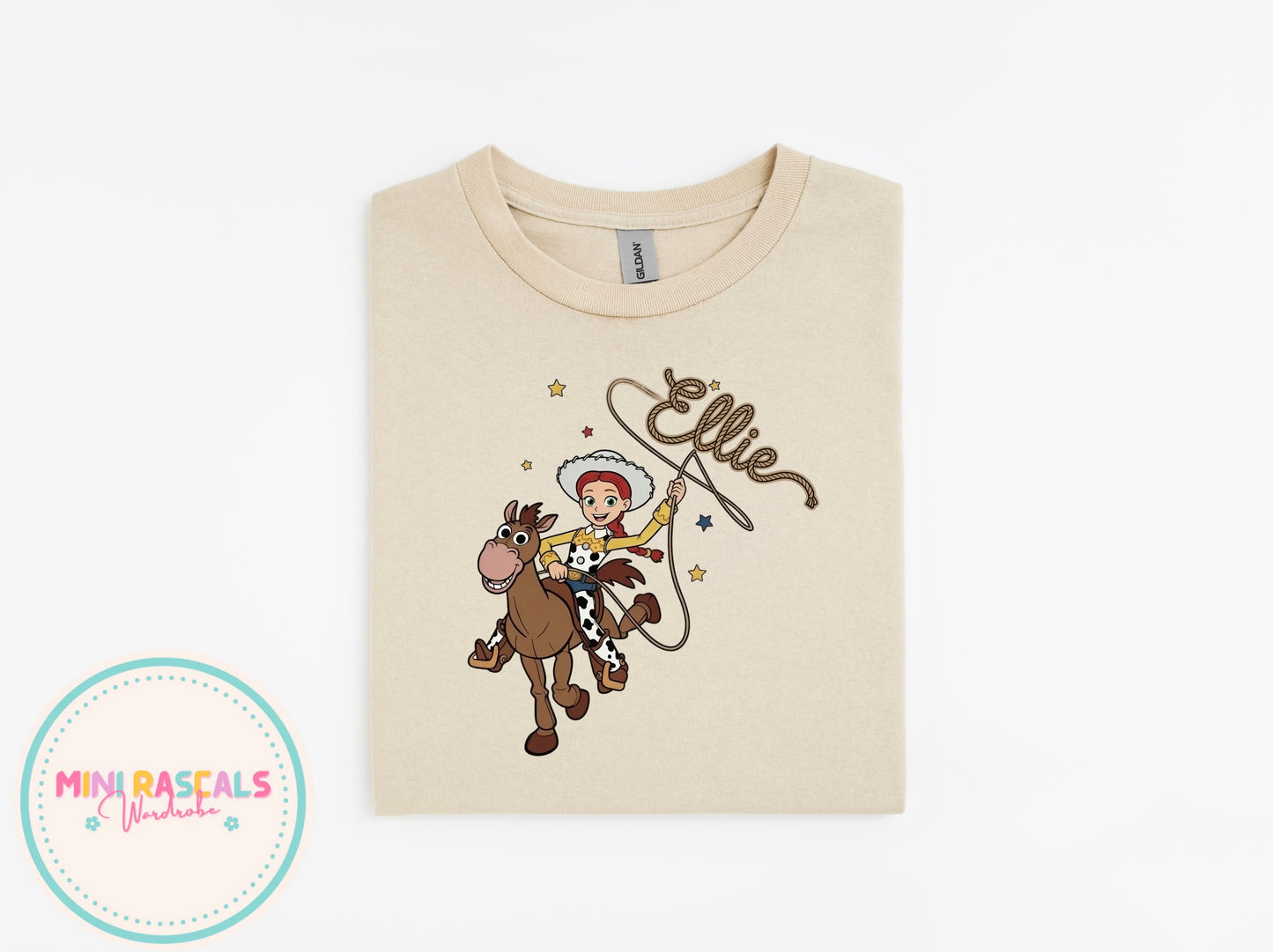 Personalised Jessie and Bullseye T-Shirt and Sweatshirt