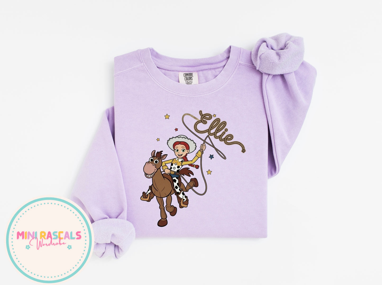Personalised Jessie and Bullseye T-Shirt and Sweatshirt