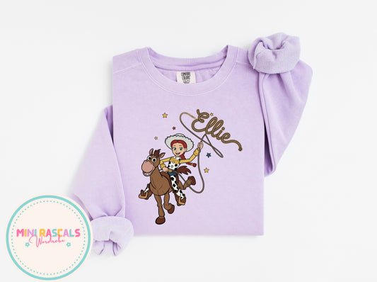 Personalised Jessie and Bullseye T-Shirt and Sweatshirt