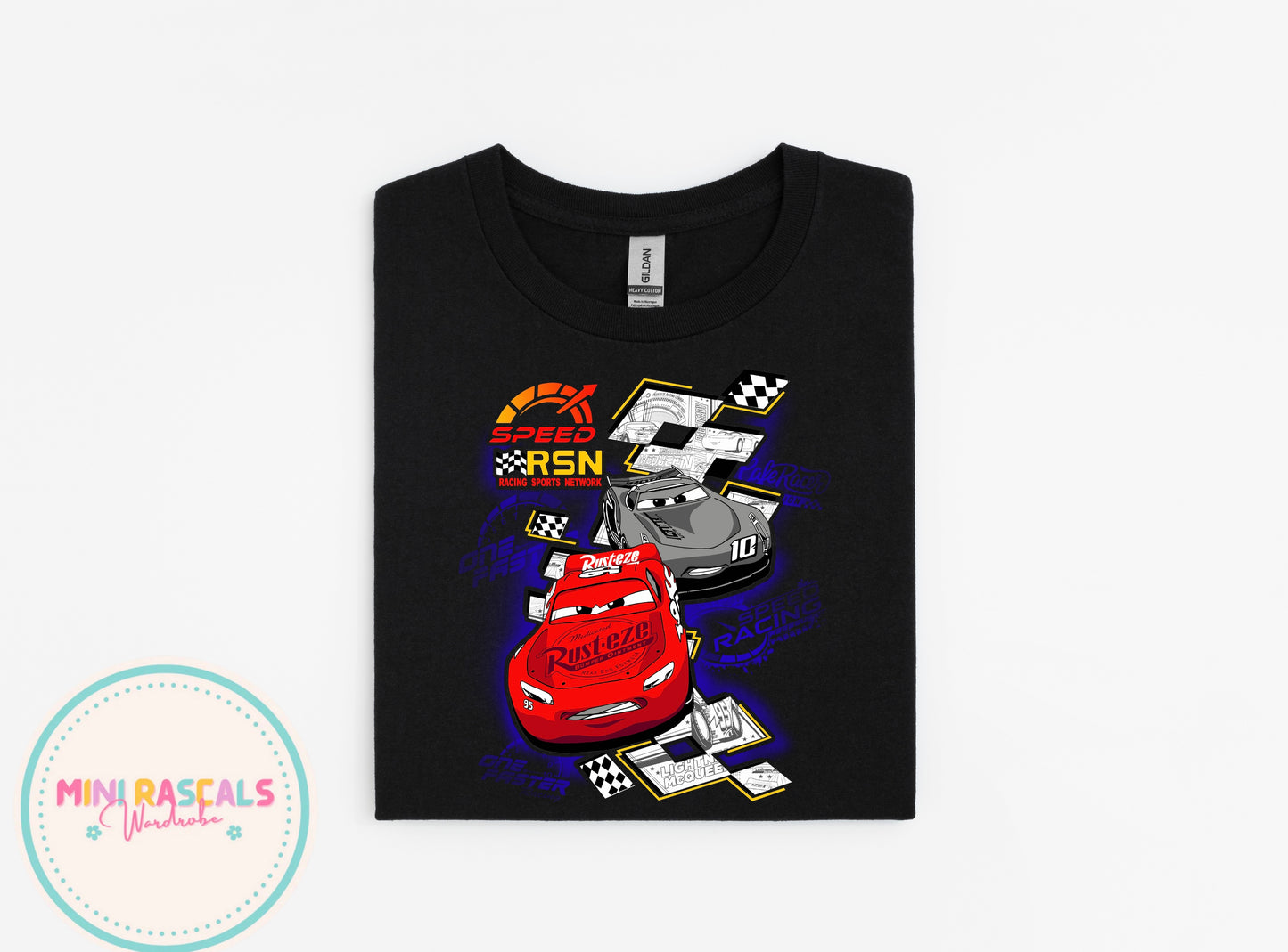Disney Cars Lightning McQueen & Jackson Storm T-Shirt