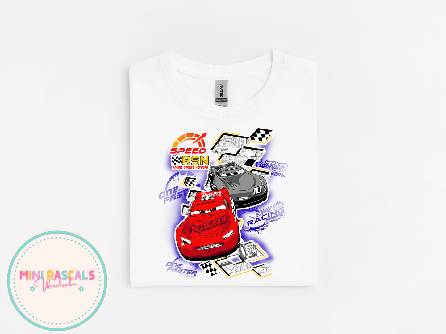 Disney Cars Lightning McQueen & Jackson Storm T-Shirt