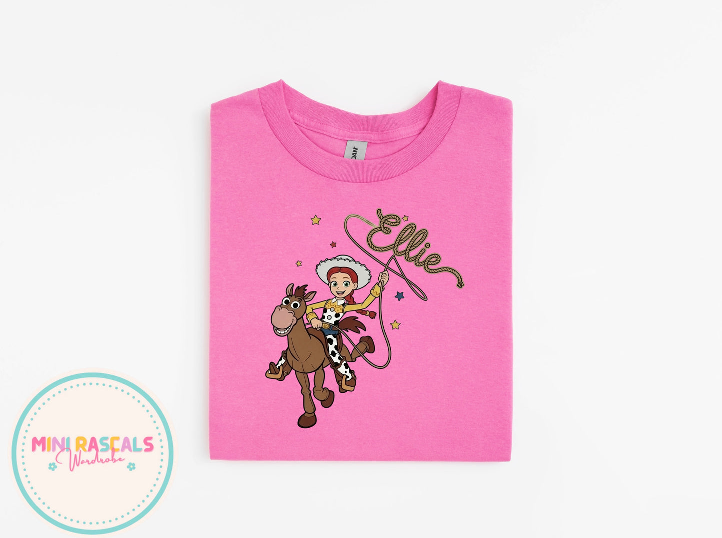 Personalised Jessie and Bullseye T-Shirt and Sweatshirt
