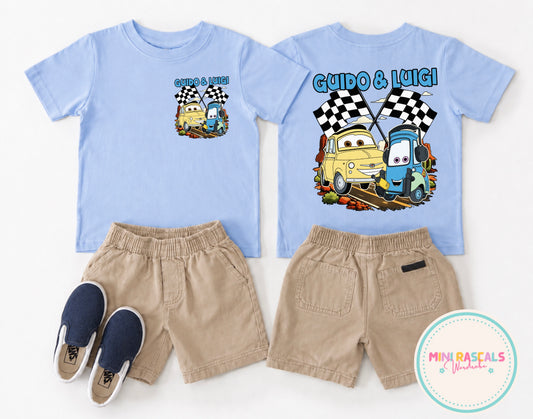 Guido and Luigi T-Shirt | Disney Pixar Cars
