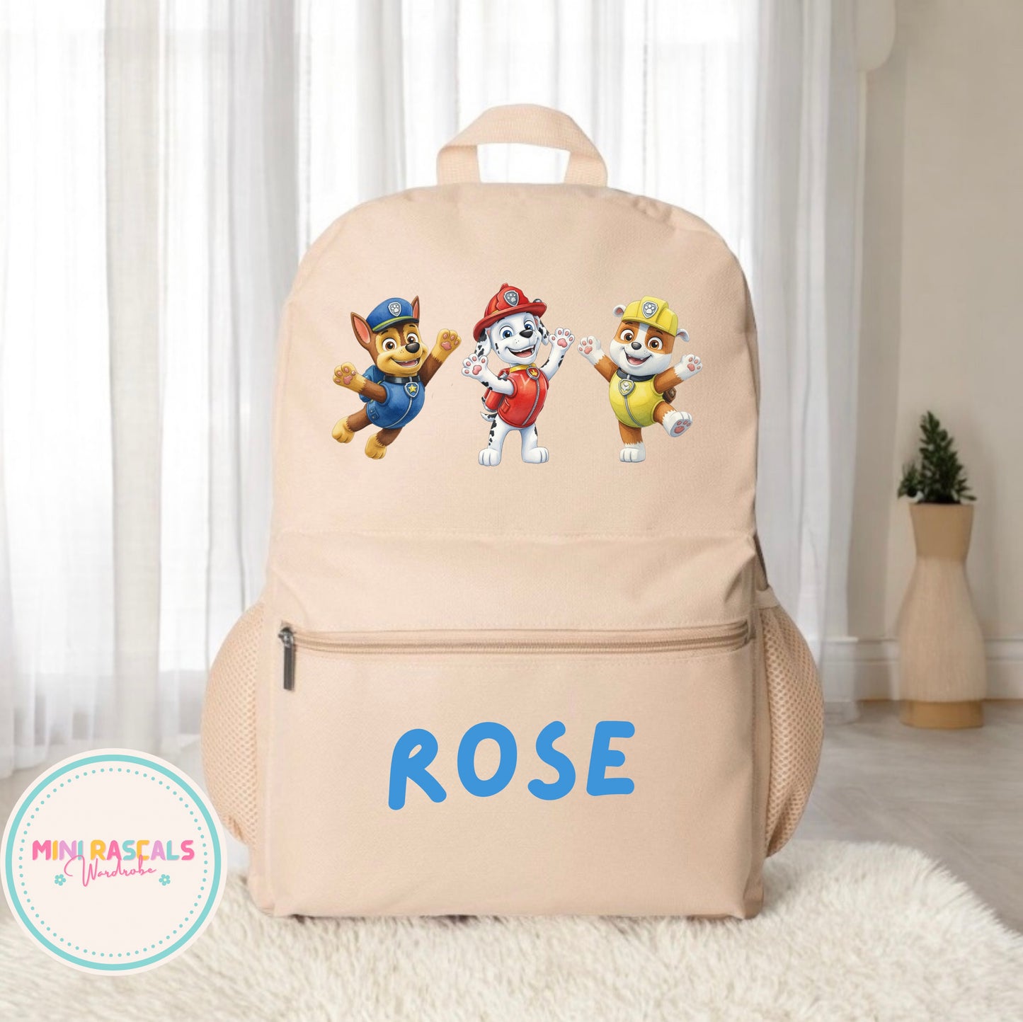 Personalised Dog Patrol Backpack